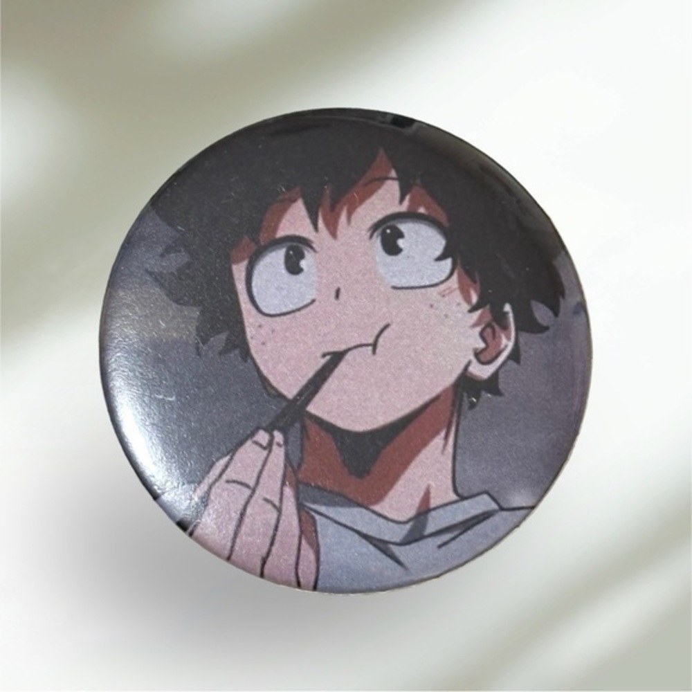 My Hero Academia | Izuku Midoriya : Large Button Pin | NWT ✨